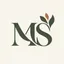 Menopausal Skincare MS botanical logo
