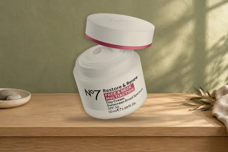No7 Restore & Renew Face & Neck Day Cream SPF 30, 50 ml