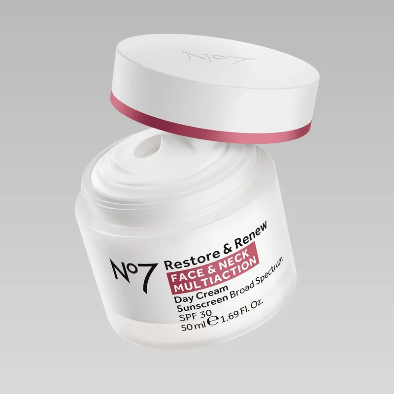 No7 Restore & Renew Face & Neck Day Cream SPF 30, 50 ml