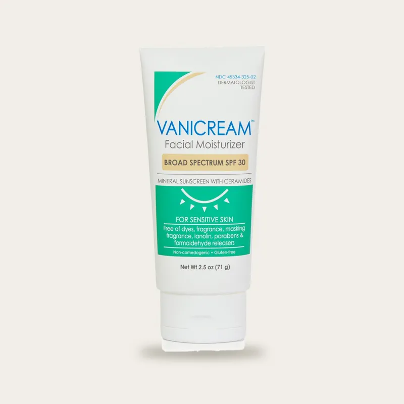 Vanicream Facial Moisturizer Broad Spectrum SPF 30, 2,5 oz